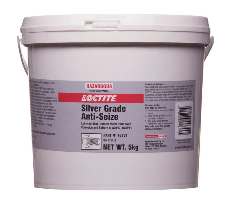 Loctite LB 8150 Silver Grade Anti-Seize - (Pail) 5 KG