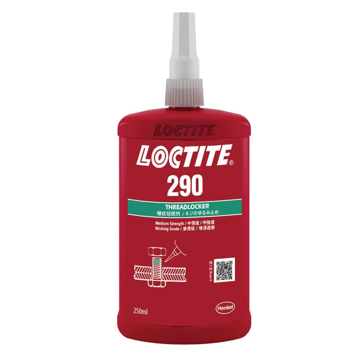 Loctite 290 - Threadlocker - Medium Strength - Green - Wick In 250 ml