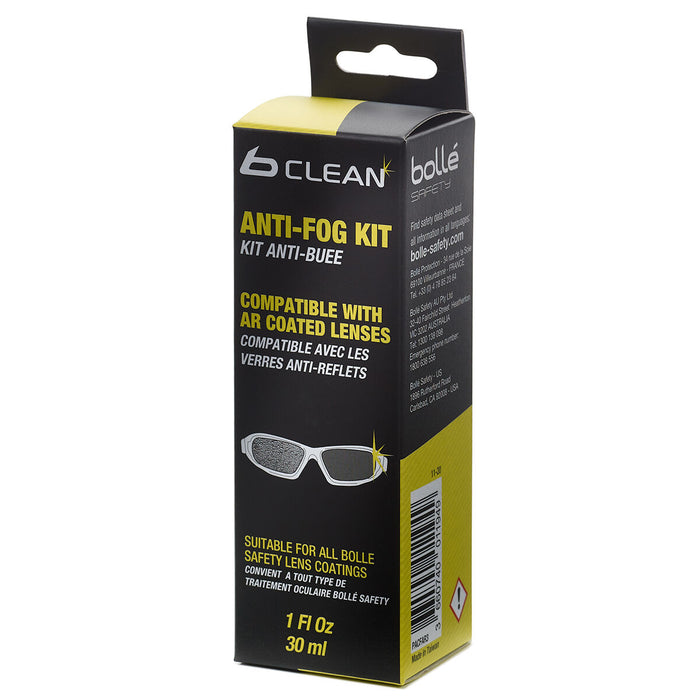 B300 B-Clean Anti-Fog Kit - 30ml Anti-Fog Solution & 1 Shammy Cloth