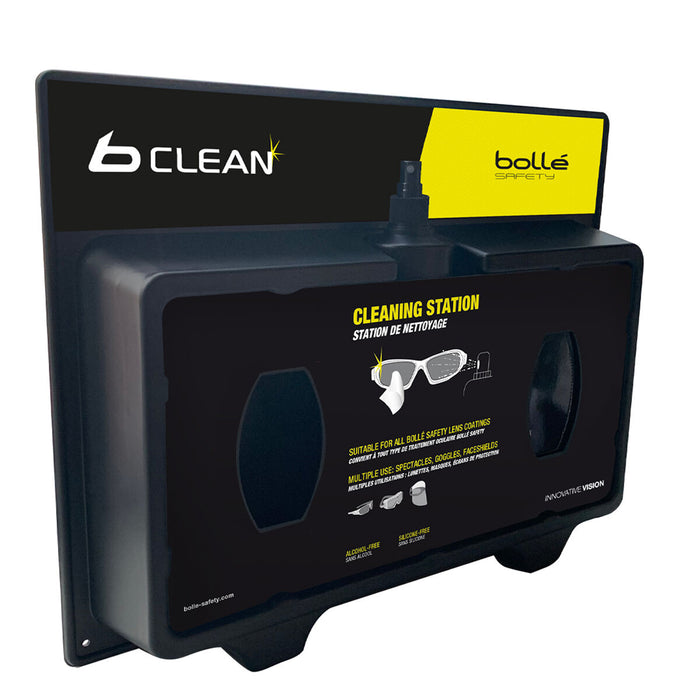 B-Clean New B600 Plastic cleaning station with 500ml lens cleaner (spray) + 2x200 tissues