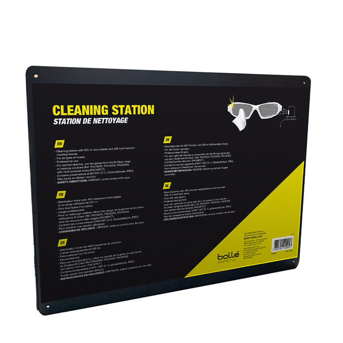 B-Clean New B600 Plastic cleaning station with 500ml lens cleaner (spray) + 2x200 tissues