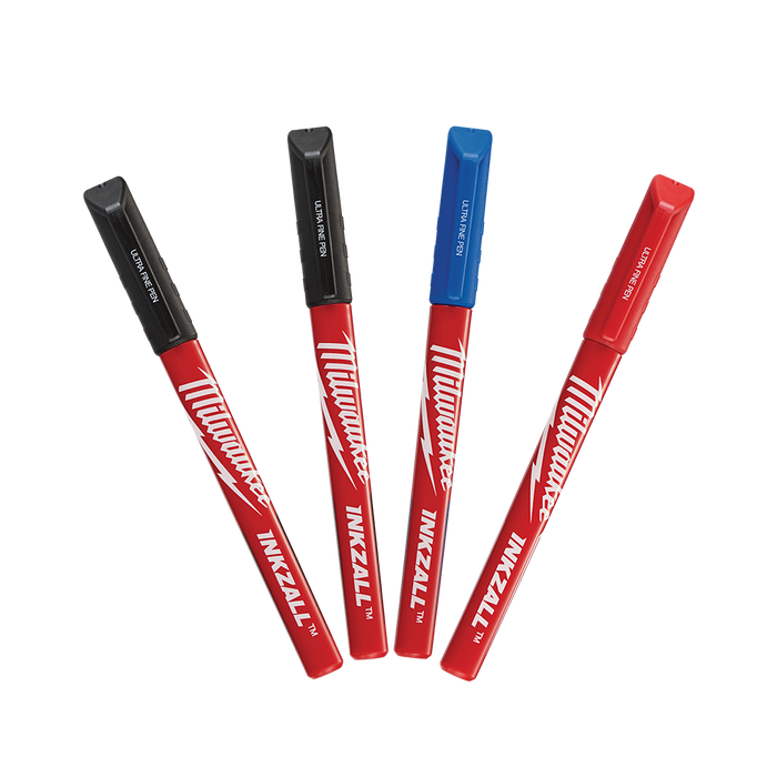 INKZALL™ Ultra Fine Pt Pen Multi 4pk