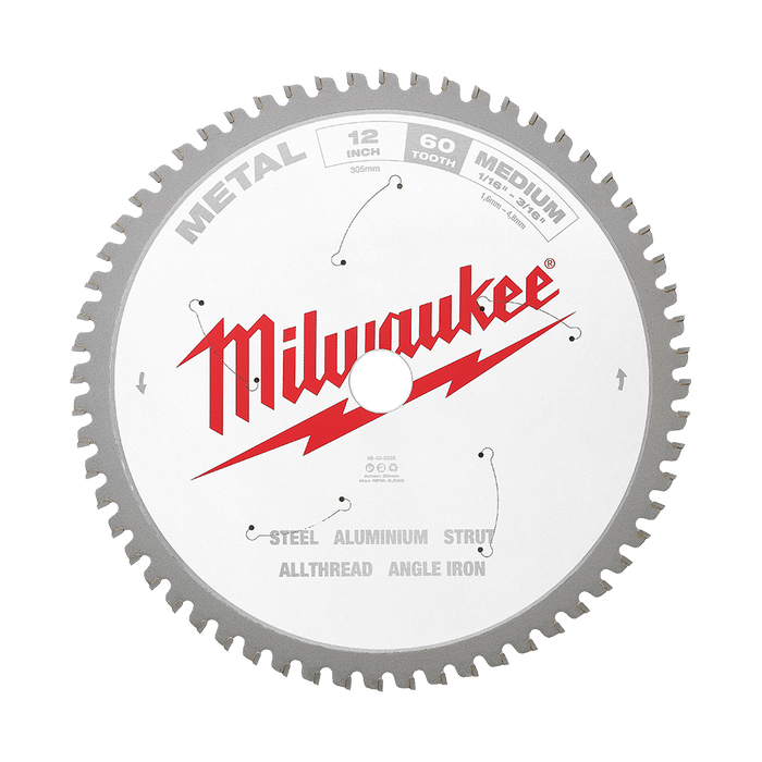 Metal saw blade 305mm (12") 60T Medium Metal Circ Saw Blade