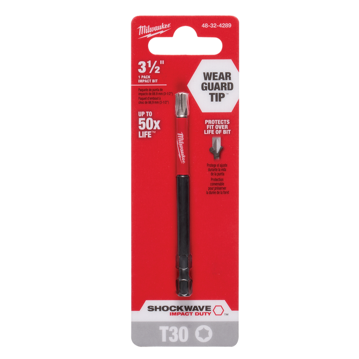 SHOCKWAVE™ Power Bit Torx T30 89mm (3.5")