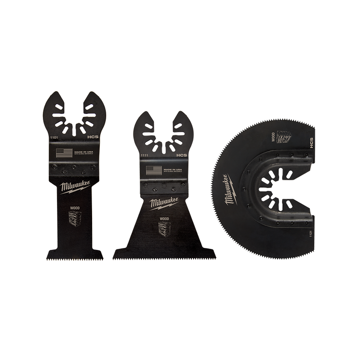 Open-Lok™ 3PC Wood Multi Tool Blade Variety Pack