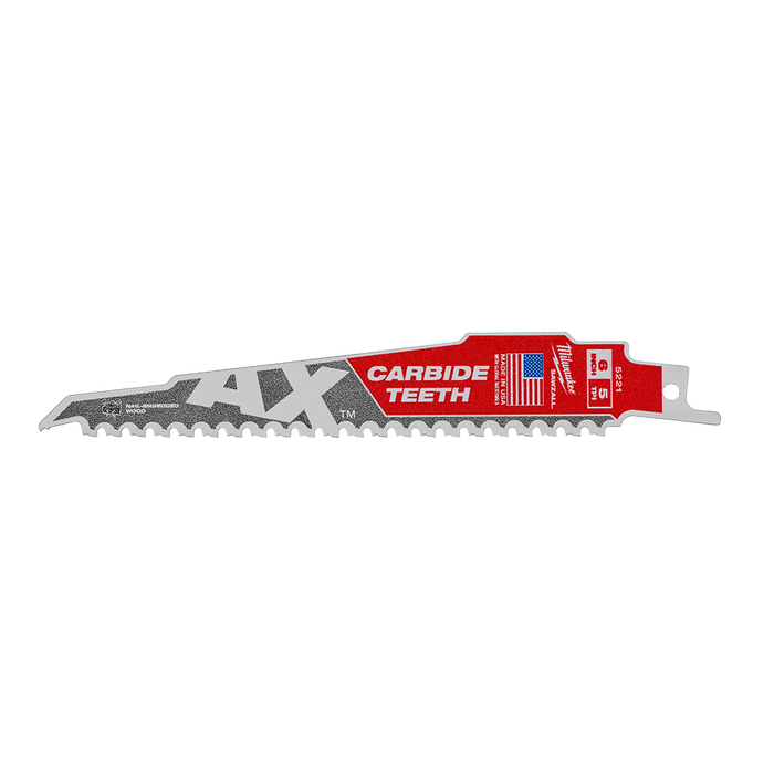 The Ax™ with Carbide Teeth Wood Demolition SAWZALL™ Blade 150mm Pkt 1