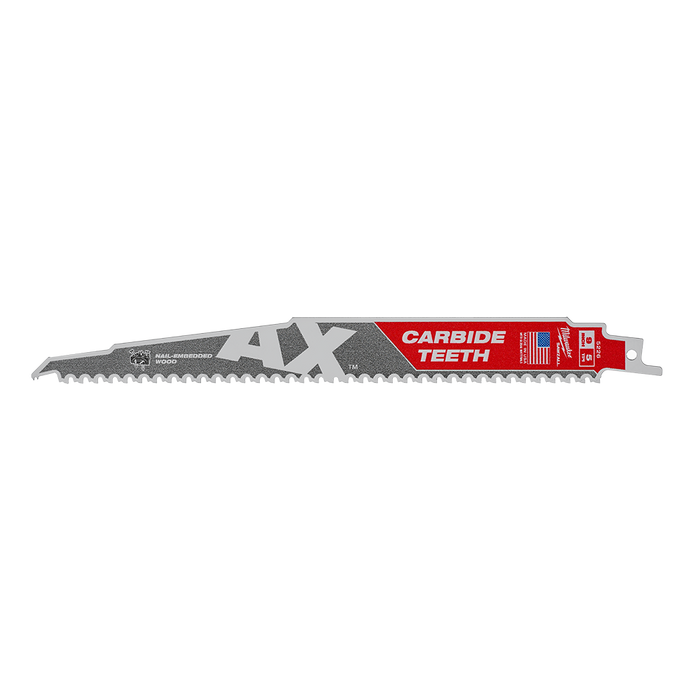 The Ax™ with Carbide Teeth Wood Demolition SAWZALL™ Blade 230mm Pkt 1