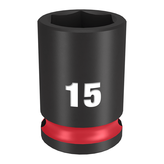 SHOCKWAVE™ 3/8" Drive 15mm Standard 6 Point Impact Socket