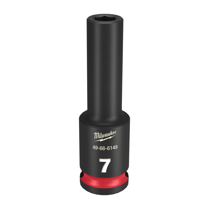 SHOCKWAVE™ 3/8" Drive 7mm Deep 6 Point Impact Socket