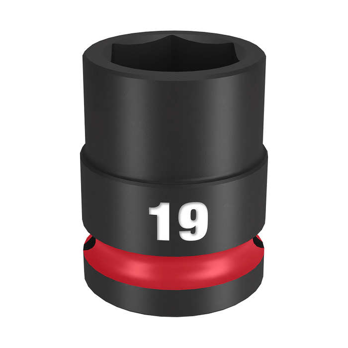 SHOCKWAVE™ 1/2" Drive 19mm Standard 6 Point Impact Socket