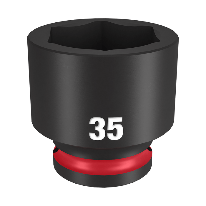 SHOCKWAVE™ 1/2" Drive 35mm Standard 6 Point Impact Socket