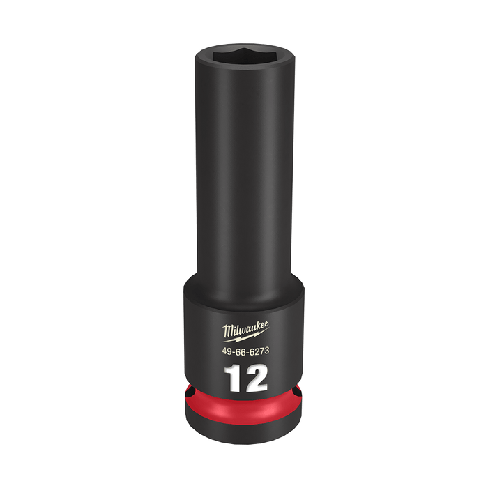 SHOCKWAVE™ 1/2" Drive 12mm Deep 6 Point Impact Socket