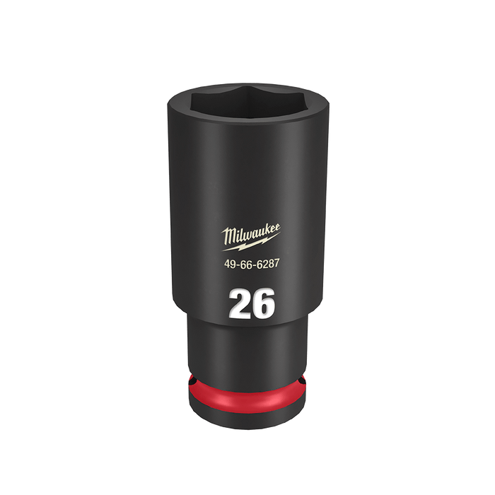 SHOCKWAVE™ 1/2" Drive 26mm Deep 6 Point Impact Socket