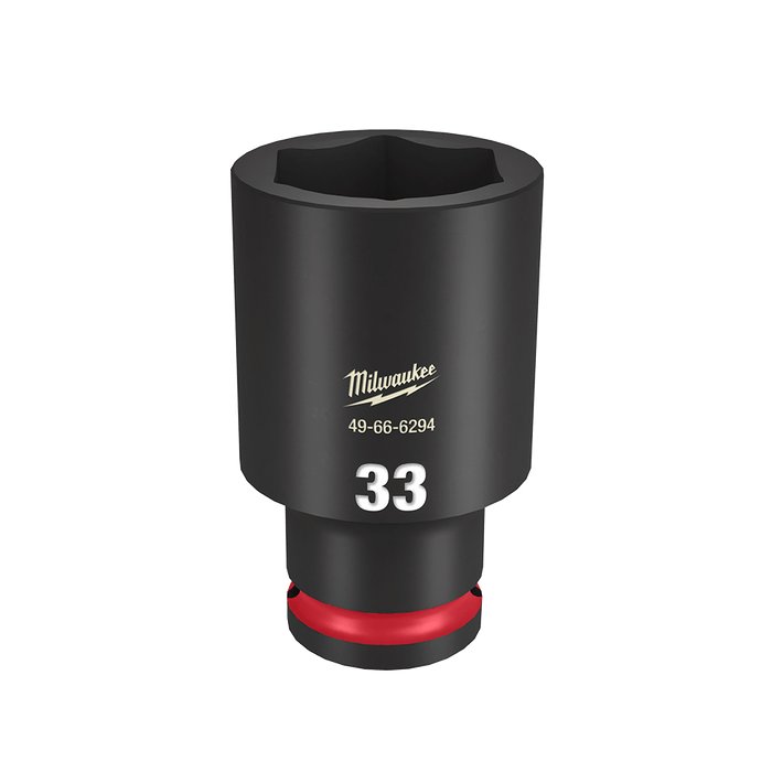 SHOCKWAVE™ 1/2" Drive 33mm Deep 6 Point Impact Socket