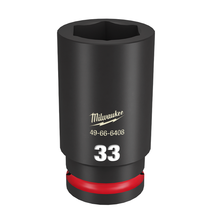 SHOCKWAVE™ 3/4" Drive 33mm Deep 6 Point Impact Socket