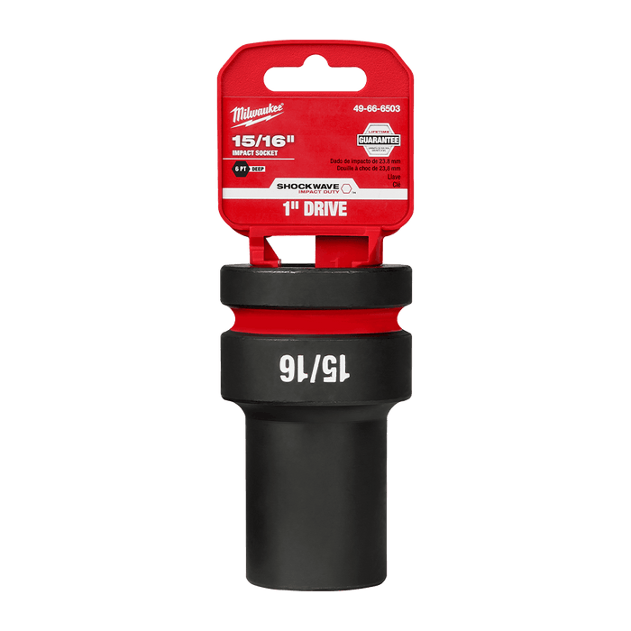 SHOCKWAVE™ 1" Drive 15/16" Standard 6 Point Impact Socket