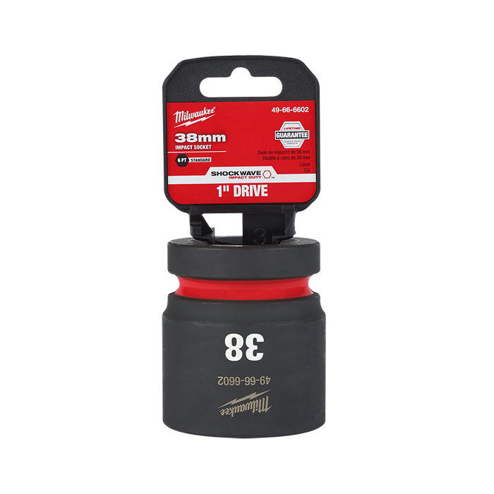 SHOCKWAVE™ 1" Drive 38mm Standard 6 Point Impact Socket