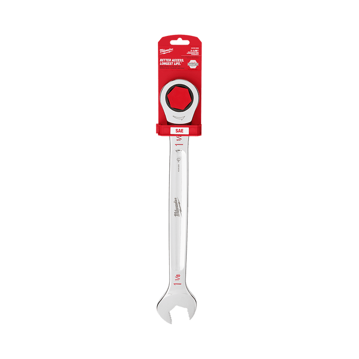 1-1/8" SAE Ratcheting Combination Wrench