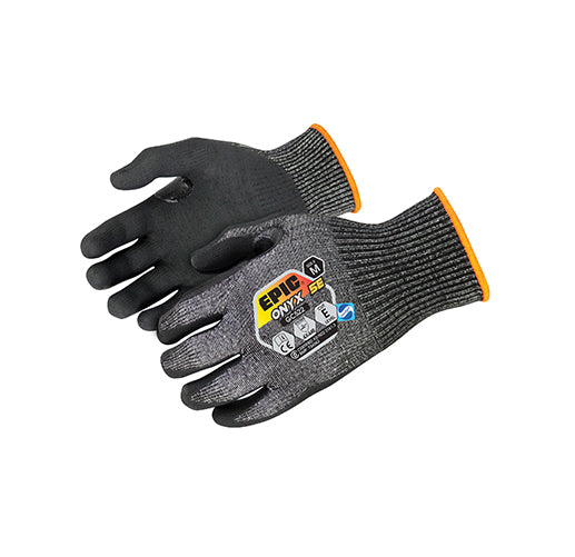 Glove EPIC® Onyx™ 5E Cut Resistant Nitrile