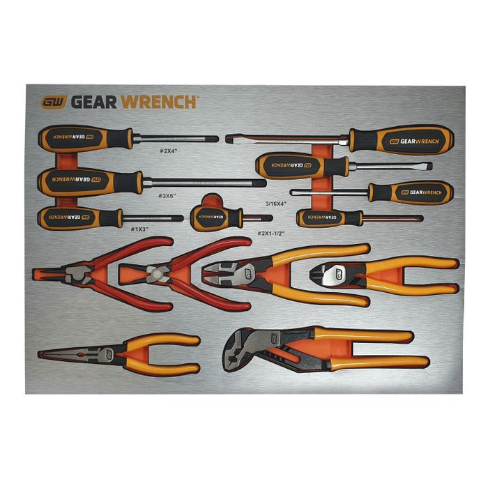 14PC SCREWDRIVER & PLIER SET EVA