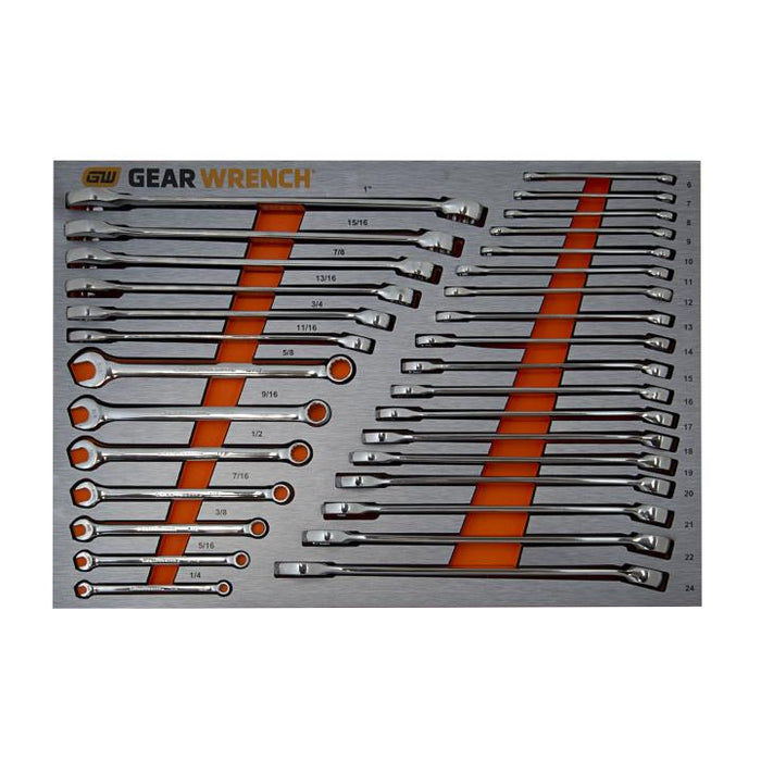 31PC MET/SAE WRENCH SET EVA