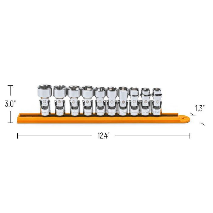 SET SKT FLX MET 3/8DR 6PT 10PC