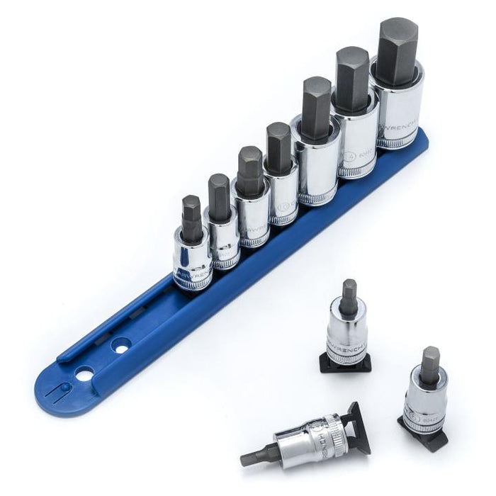 SET SKT HEX BIT MET 3/8 & 1/2DR 10PC