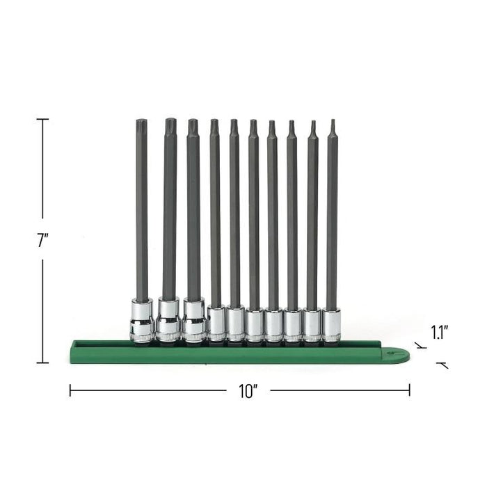 SET TORX LNG T8-T50 10PC