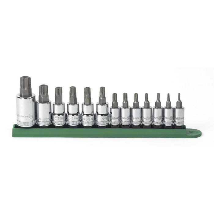 SET SKT TORX TAMP BIT 13PC