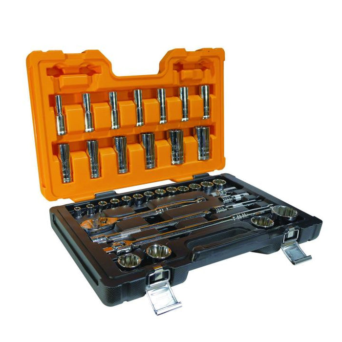 36 PCE 1/2" MET DEEP & STD SOCKET SET