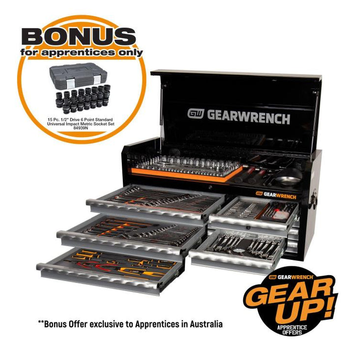 248Pc Comb Tool Kit + 42" Tool Chest