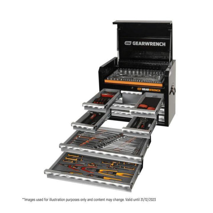 206Pc Comb Tool Kit + 26" Tool Chest