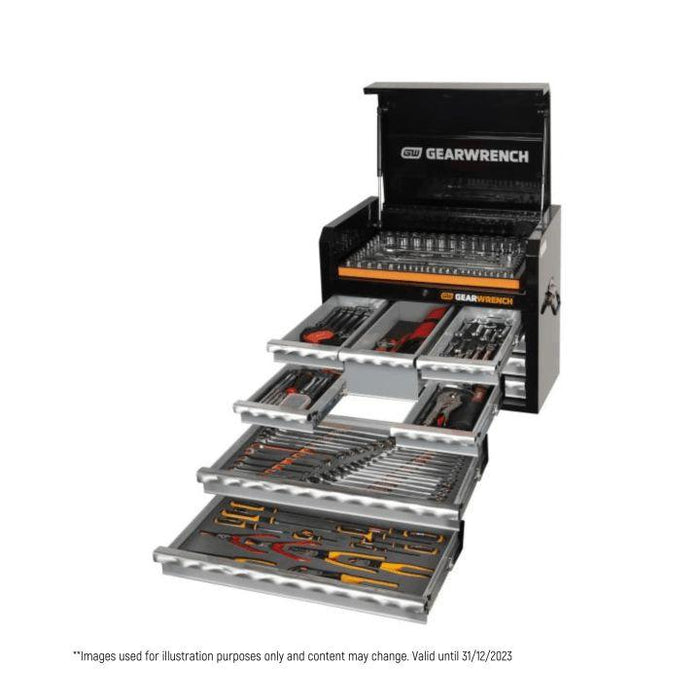 240Pc Comb Tool Kit + 26" Tool Chest