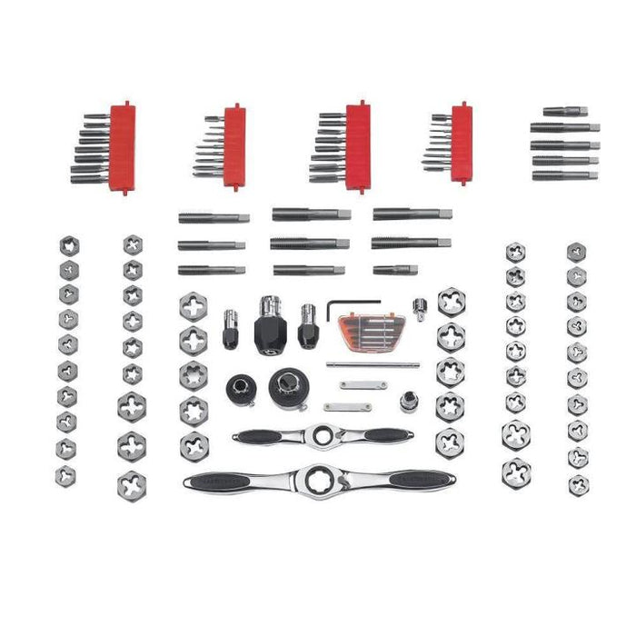 SET TAP & DIE COMB RAT LRG 114PC