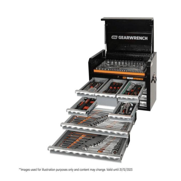 256Pc Comb Tool Kit + 26" Tool Chest