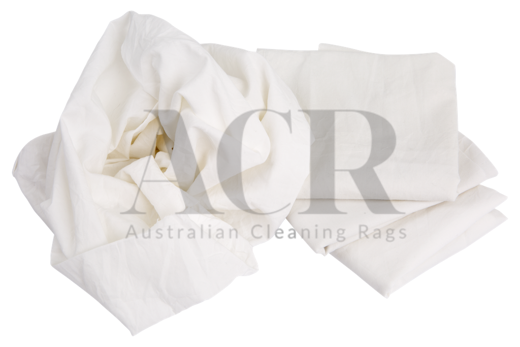 White Cotton Cleaning Rag - 10kg Bag