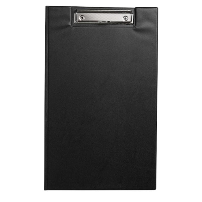 Winc Clipfolder Foolscap with Inside Pocket Black