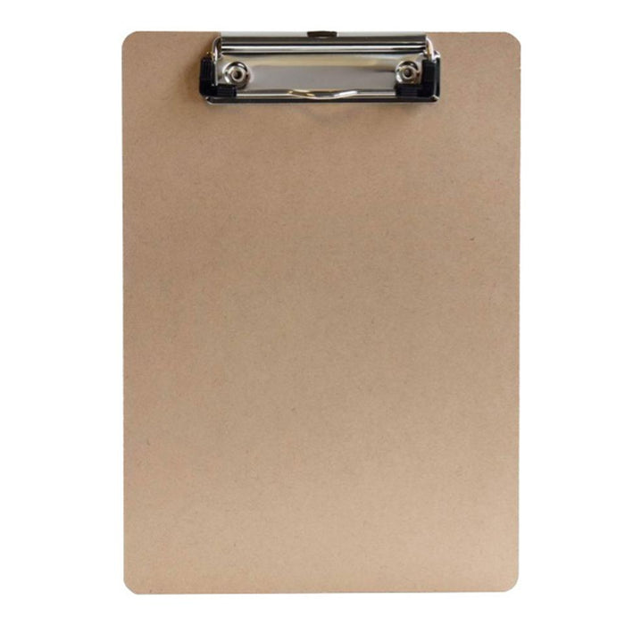 Winc Clipboard A5 Masonite Small Flat Metal Clip Brown