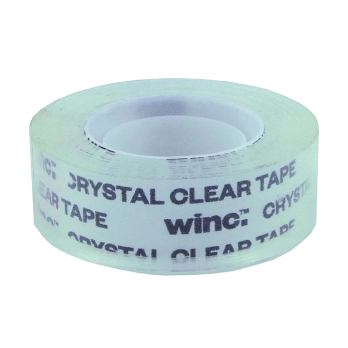 Winc Office Tape 18mm X 33m Crystal Clear Pack 8