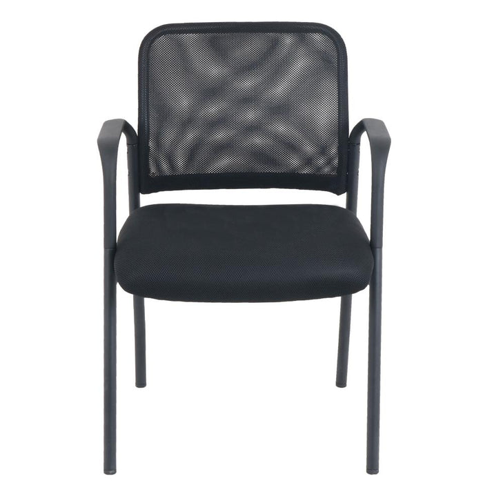 Winc Access Recruit Visitor Chair 4 Leg Mesh Back with Removable Arms