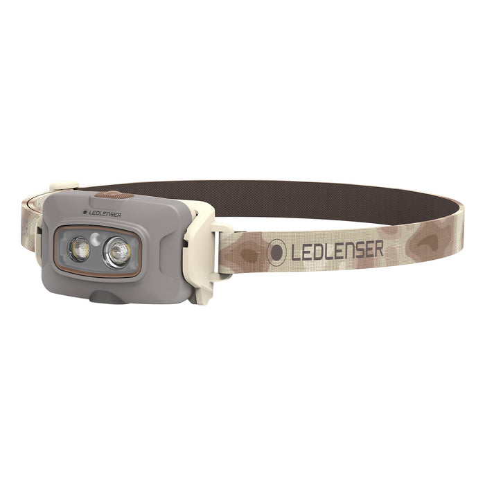 Ledlenser HF4R Signature 600lm Rechargeable IP68 Flood & Spot Beam RGB 72 grams Headlamp Grey