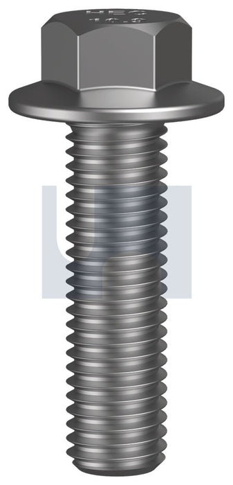 FLANGED HEX BOLT NO SERR PLAIN HEC 6921 / CLASS 10.9 M10 30 - Pack of 150