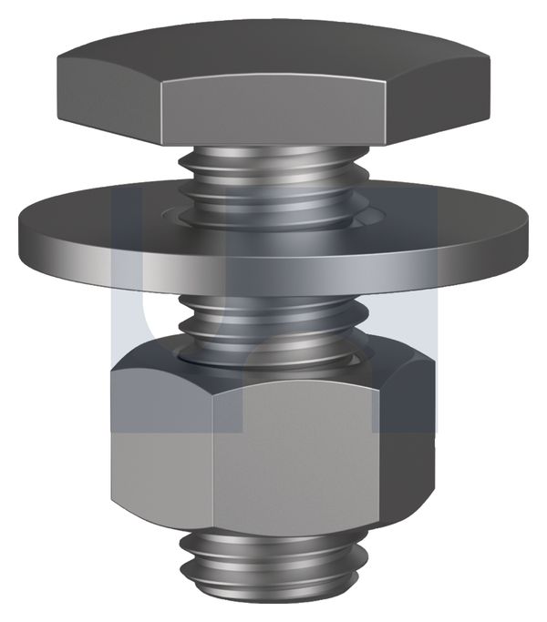 FASCIA BOLT & NUT HOT DIP GALVANISED HEC / CLASS 4.6 M12 30 - Pack of 150