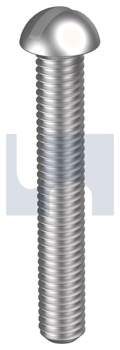 BSW METAL THREAD ROUND SLOT 304 STAINLESS BS450 / A2 1/4 BSW 1/2 - Pack of 100