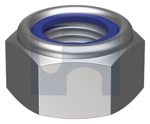 UNF NYLOC HEX NUT 304 STAINLESS HEC / A2 3/8 UNF - Pack of 100