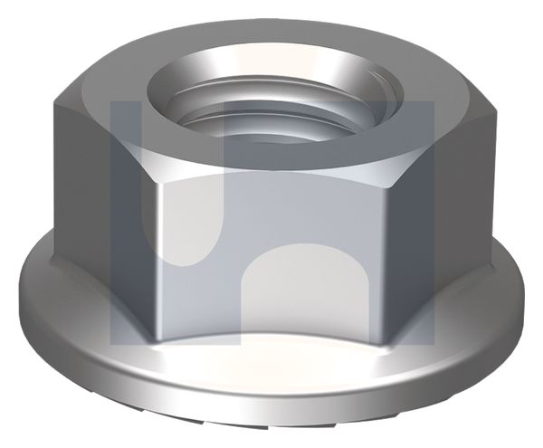 UNC SERRATED HEX FLANGE NUT 316 STAINLESS IFI-145 / B18 2.2 / A4 3/8 UNC - Pack of 100