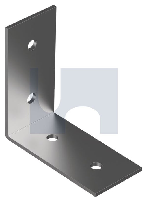 BRACKET ANGLE STURDY HOT DIP GALVANISED HOLE SIZE-SUIT M12 / 4 HOLES M12 150X150 - Pack of 10