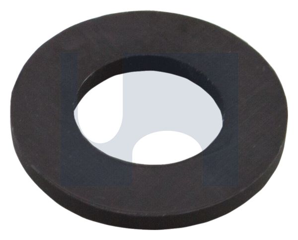 FLAT ROUND WASHER NYLON BLACK UV STABLE HEC / NYLON M12 x24.0x2.5 - Pack of 100