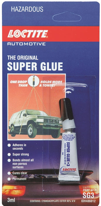 Loctite Super Glue - Instant Adhesive 3 ml