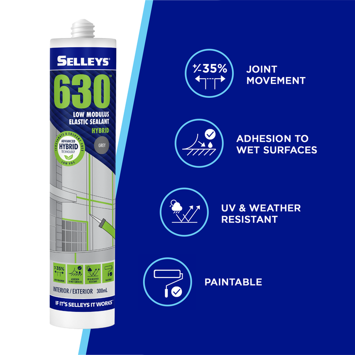 Selleys 630 Sealant Grey 300ml